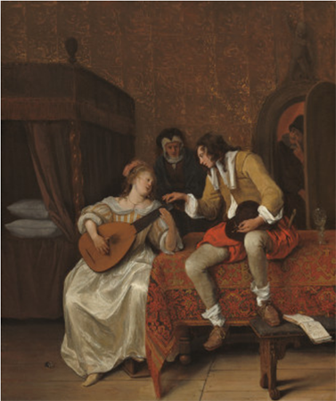 Ascagnes and Lucelle (The Music Lesson) 